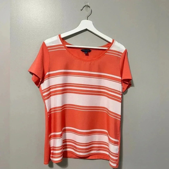 Tommy  Hilfiger Crewneck Striped T-Shirt - Picture 1 of 7